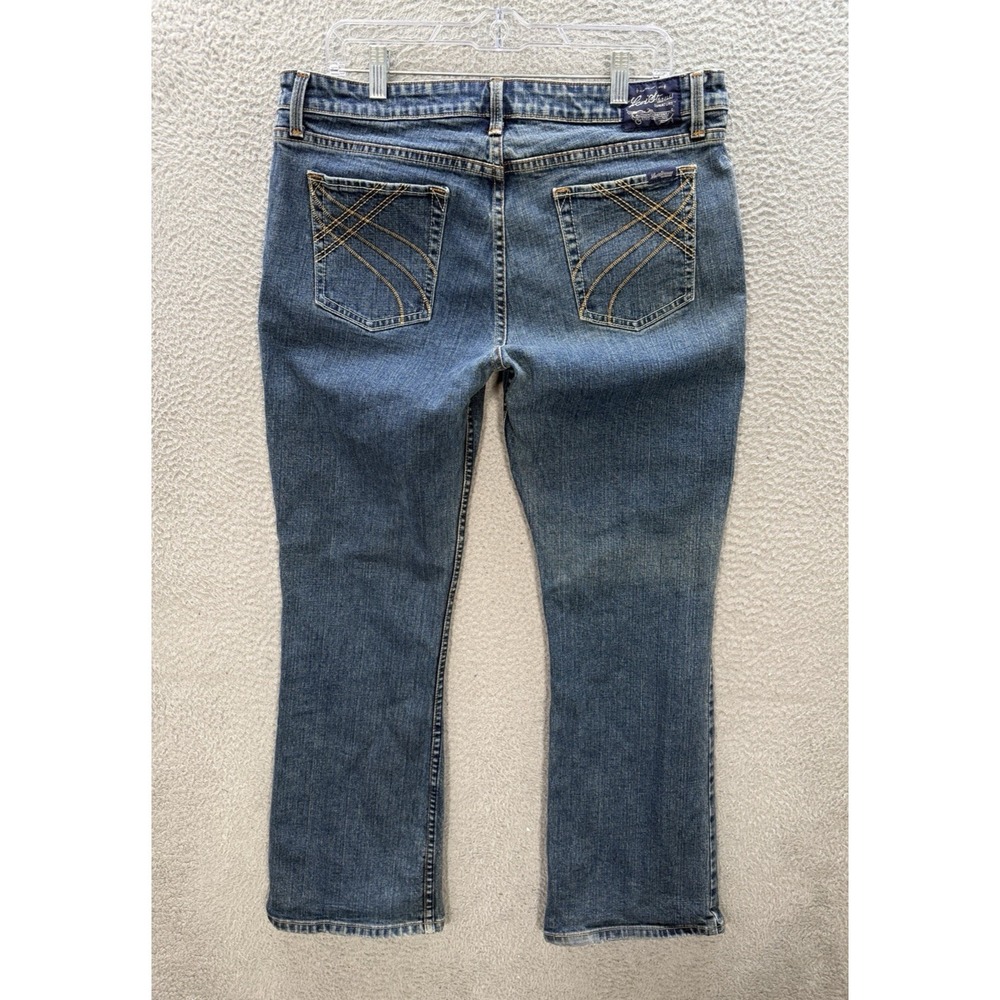 Levi Strauss Signature Jeans Womens 13 Blue Stretch Low Rise Slim Bootcut Y2K